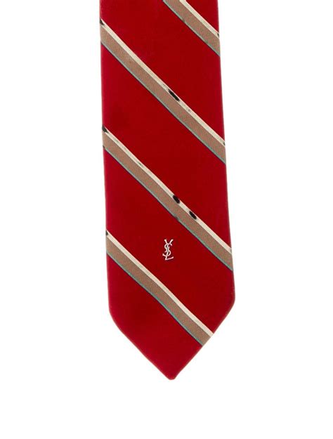 yves saint laurent tie clip|ysl ties for sale.